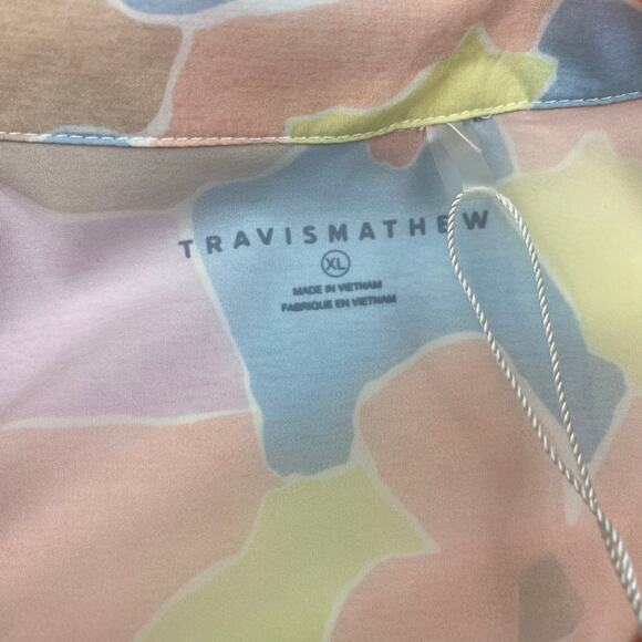 Women’s Travis Mathew “Girls Weekend” Top jacket Sz. XL -Full Zip Floral - Picture 6 of 12